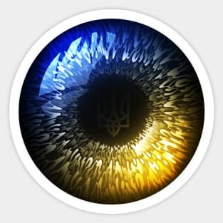 Ukrainian Eye Sticker